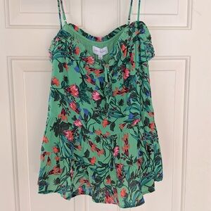 Floral lost and wander dressy tank.